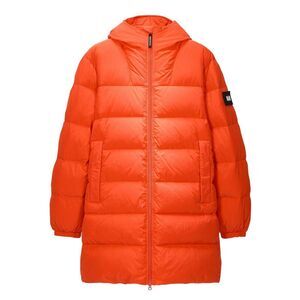 Weekend Offender Mens Sapporo Down Longline Padded Jacket / Orange